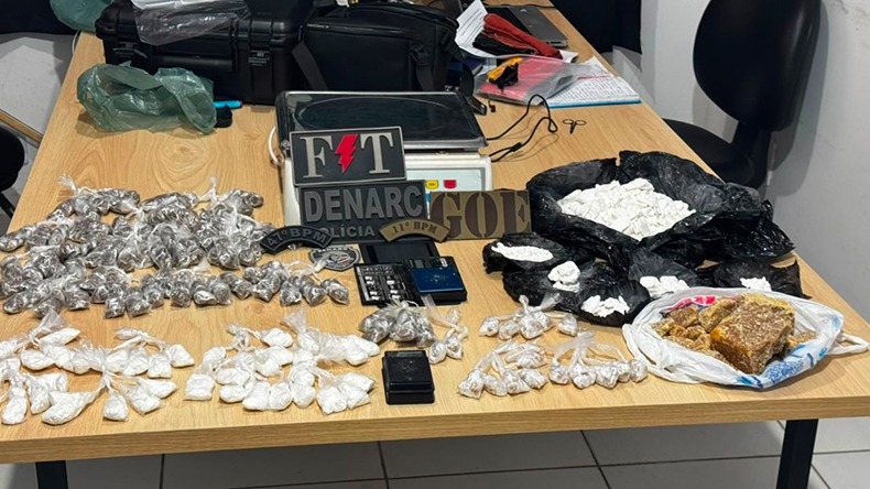 Polícia apreende cerca de 3 kg de drogas escondidos em árvore em Timon