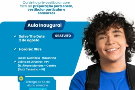 Teresina lança PROVEST, cursinho pré-vestibular gratuito voltado para o ENEM e concursos