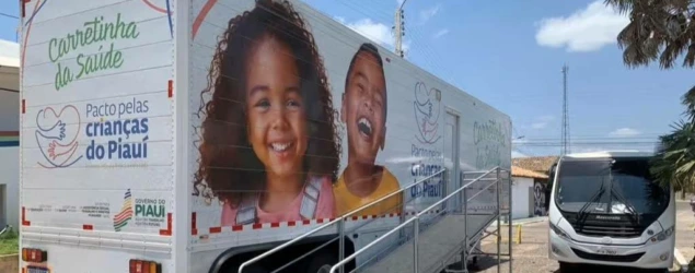 Carretinha da Saúde amplia atendimento especializado para crianças em Teresina