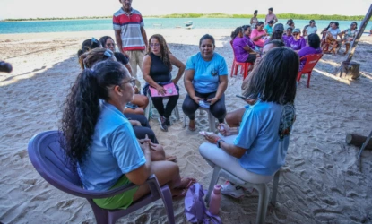 Mulheres marisqueiras do Nordeste participam de intercâmbio sobre sustentabilidade e geração de renda no litoral do Piauí