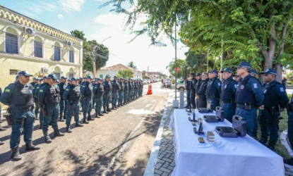 Polícia Militar recebe 160 novas pistolas Glock em Valença do Piauí