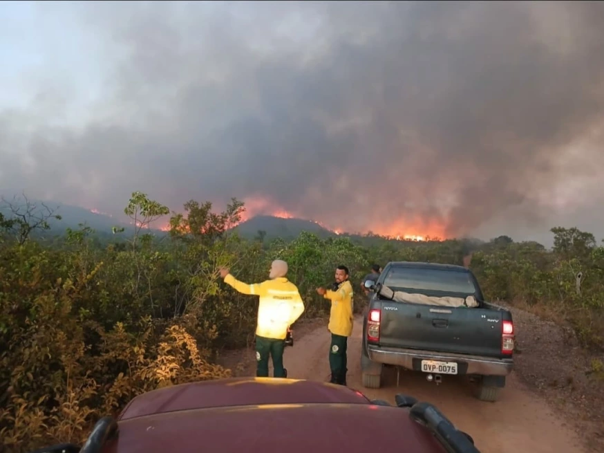 Incêndio atinge mais de mil hectares e dura seis dias no Sul do Piauí