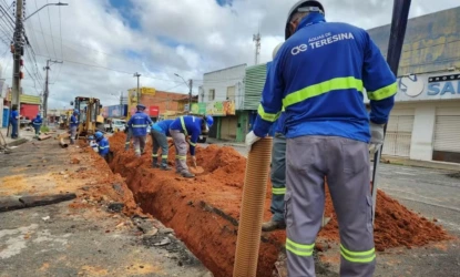 Obras de esgoto alteram trânsito em ruas das Zonas Norte e Sul de Teresina