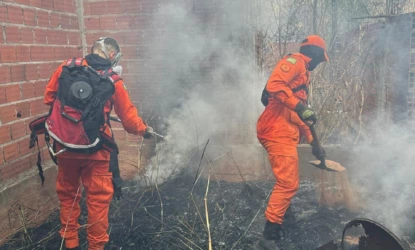 Bombeiros atendem cinco incêndios em vegetação em cinco horas em Picos