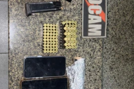 Jovem é preso com pistola da PM do Maranhão e drogas em Luís Correia
