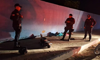 Perseguição termina com dois presos e apreensão de maconha em Parnaíba