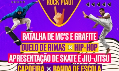 I Festival Pop Rock Piauí reúne música, esporte e cultura urbana em Teresina