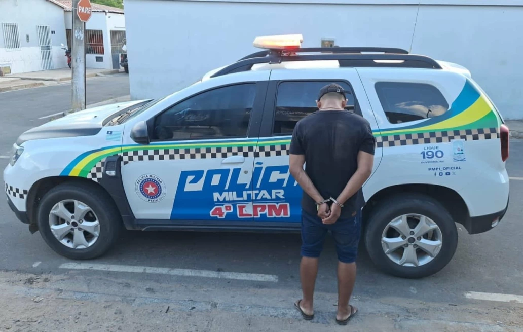 Homem é preso suspeito de ameaçar esposa e ofender cunhada na zona rural de Pio IX