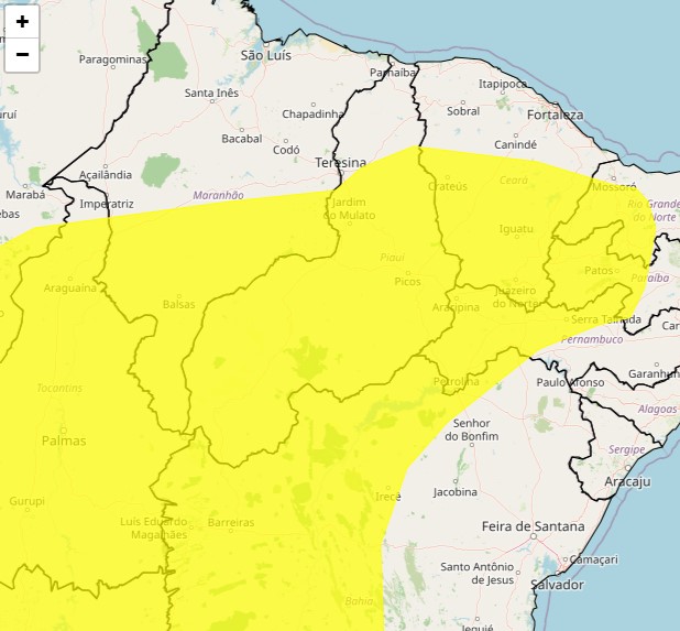 Oeiras registra maior temperatura do país e lidera ranking de calor no Brasil