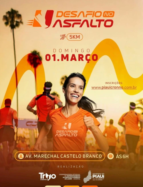 Corrida “Desafio no Asfalto” reúne atletas na Avenida Marechal Castelo Branco