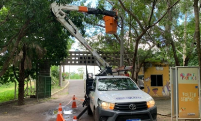 Prefeitura reforça iluminação pública em comunidades rurais e revitaliza Parque das Crianças