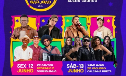 Folguedos São João reúne shows, transmissão da Copa e ações solidárias em Teresina