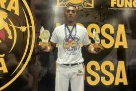 Capoeirista de Altos conquista dois títulos nacionais e leva o nome do Piauí ao topo da modalidade