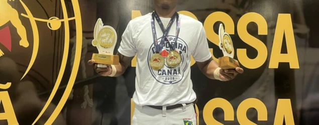Capoeirista de Altos conquista dois títulos nacionais e leva o nome do Piauí ao topo da modalidade