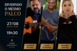 Circuito Musical reúne três artistas piauienses em show gratuito no Dirceu