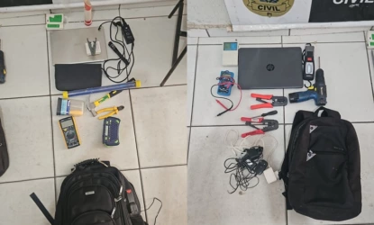Suspeito é preso após invadir carro de empresa e furtar equipamentos duas vezes em Oeiras
