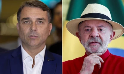 Lula e Flávio Bolsonaro aparecem próximos em cenário de segundo turno, aponta levantamento
