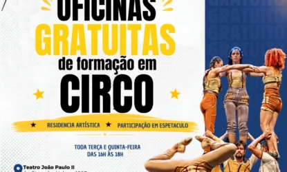 Teatro João Paulo II oferece oficinas gratuitas de circo em Teresina