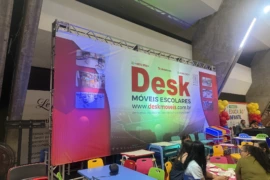 Desk Móveis Escolares apresenta soluções para a educação infantil durante evento em Teresina
