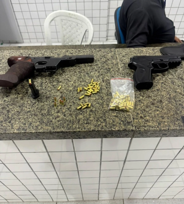 Homem é preso após denúncia de agressão e ameaça contra mulher em Parnaíba