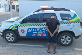 Homem é preso suspeito de ameaçar esposa e ofender cunhada na zona rural de Pio IX