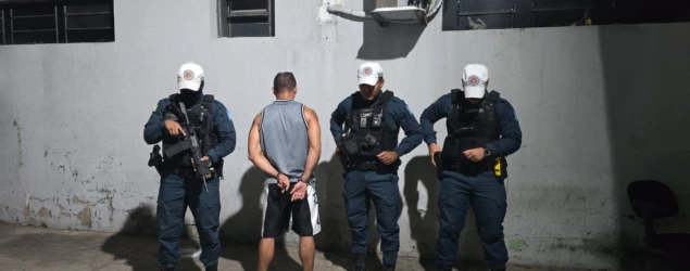 Homem é conduzido à Central de Flagrantes após ameaças com arma de pressão em Teresina